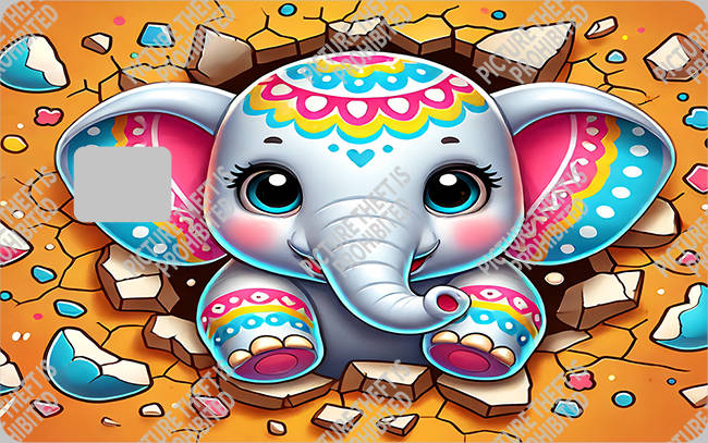 Bank  Card Sticker-BC-2536